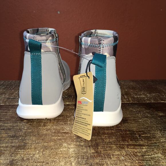 NWT Spenco Womens 6 Paddock Chelsea Ankle Boot Grey Camo Bootie Comfort - Picture 4 of 9